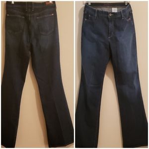 Eddie Bauer Bootcut Dark Wash Tall Jean's, Sz 12T